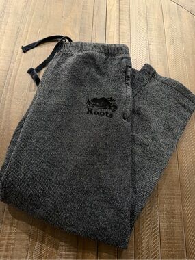 Roots Kids Charcoal Heather Grey Joggers